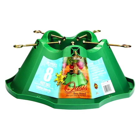 Oasis Jack Post Medium Plastic Real Christmas Tree Stand 8 ft. 519-ST